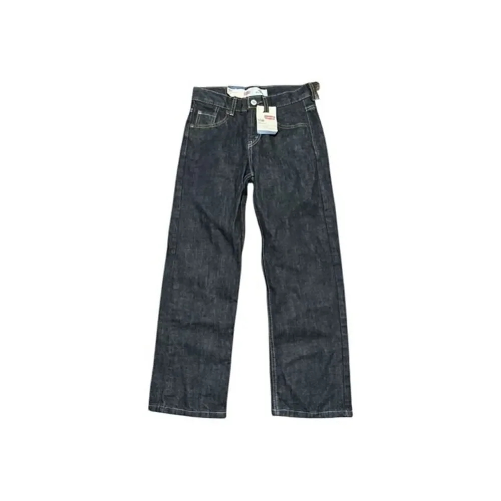 NWT Levi's 550 Jeans Relaxed Fit Tapered Legged Boys 10 Regular Denim Blue Pants
